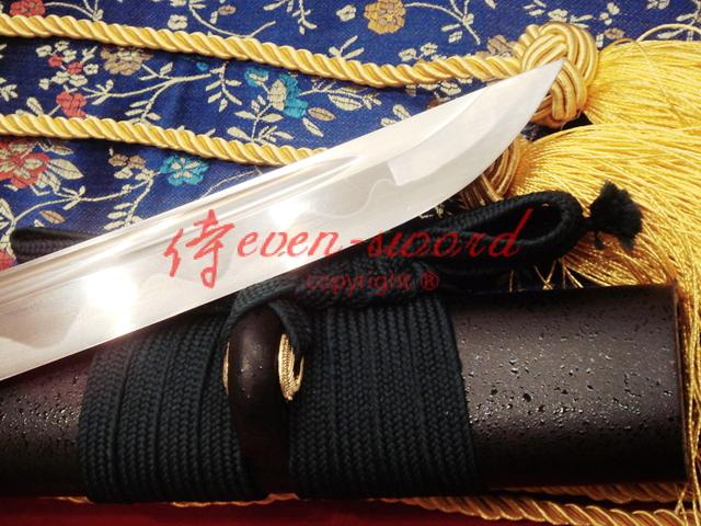 Handforged 1060 Carbon Steel Japanese Wakizashi Sword Sharpened Blade