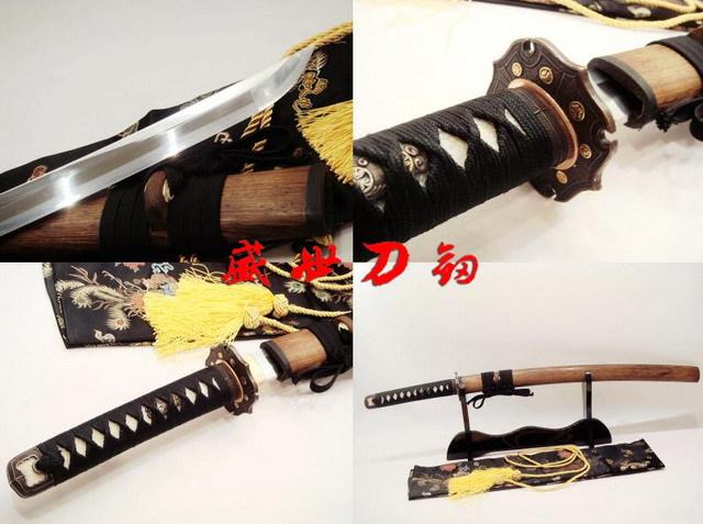 Battle Ready Japanese Wakizashi Katana Sword Full Tang 9260 Spring Steel Blade